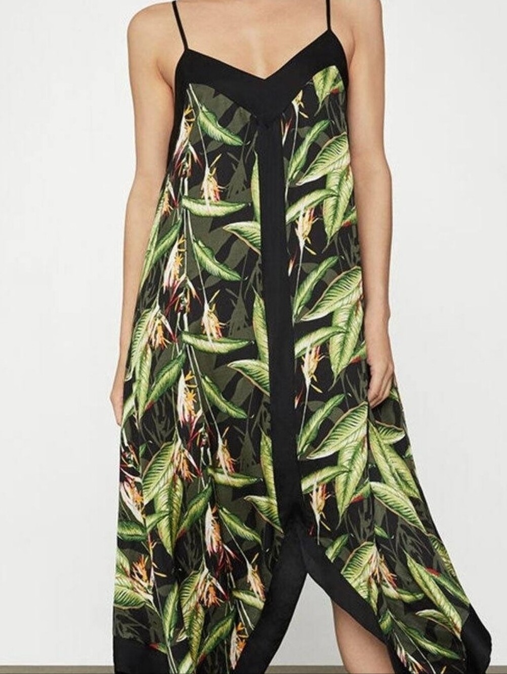BCBGMaxAzria Birds Of Paradise Slip Midi Dress | Resort Wear